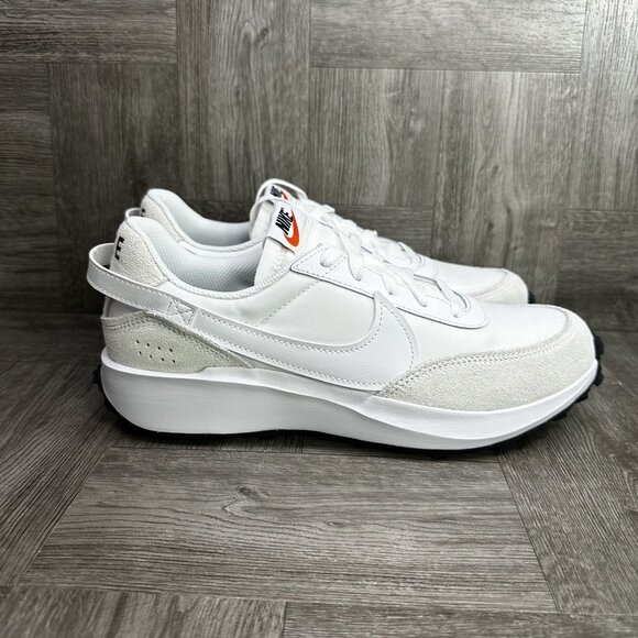 Nike Waffle Debut Women's size 12/Men size 10.5 White Running Shoes - Picture 1 of 8